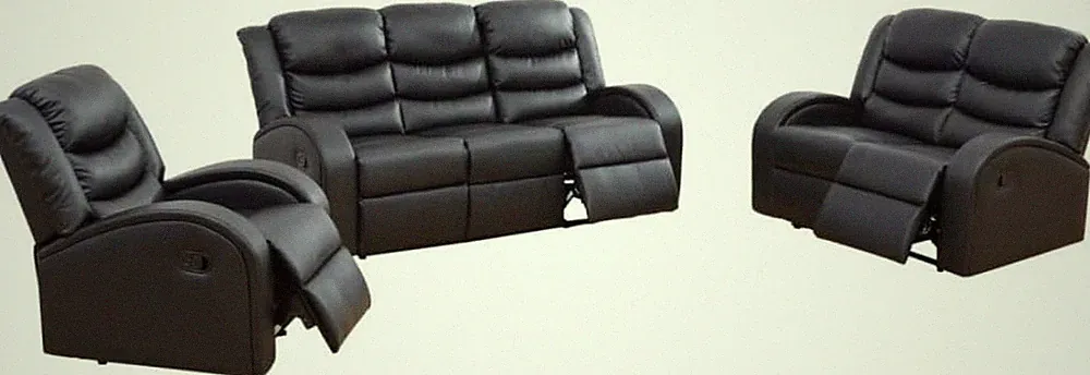 Luxury Oversized Faux Leather Recliner Sofa Chair for Living Room/Office
